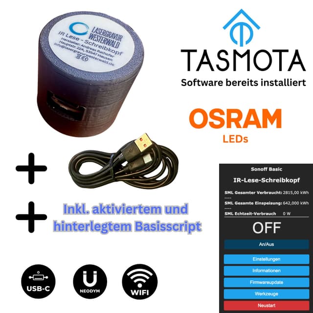 IR TTL Lese-Schreibkopf WIFI